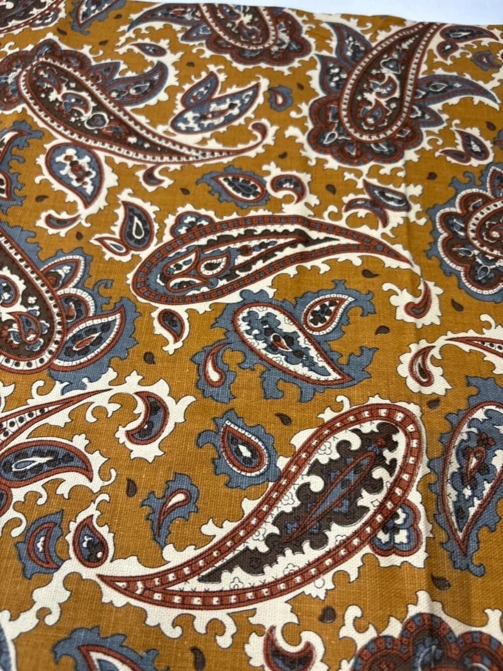 Bohemian Paisley Print Upholstery Fabric 19x44